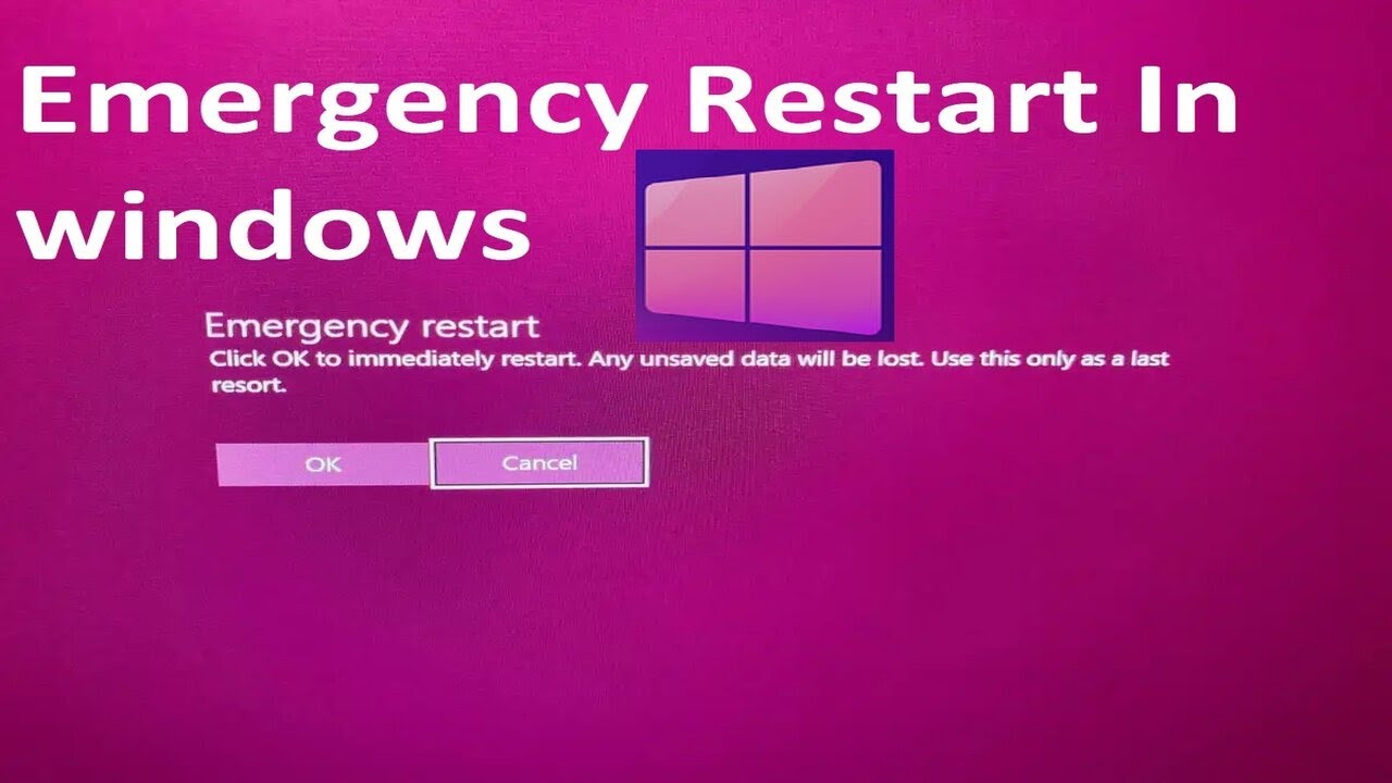 How to Enable Emergency Restart in Windows 11