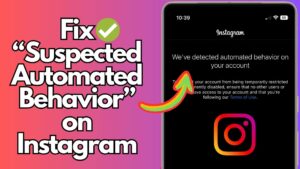 Suspected Automated behavior on instagram